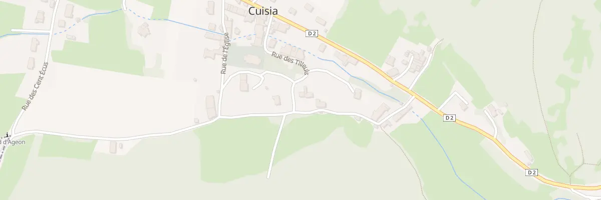 Plan du 11 Rue des Tilleuls à Cuisia