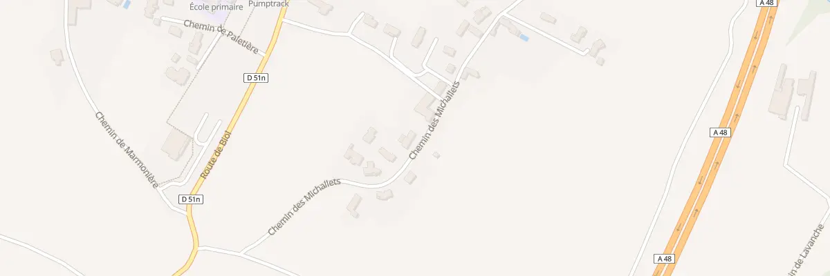 Plan du 25 Che des Michallets à Torchefelon