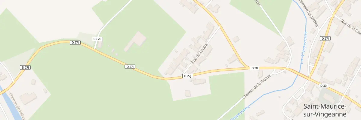 Plan du 12 Rue de Loutre à Saint-Maurice-sur-Vingeanne