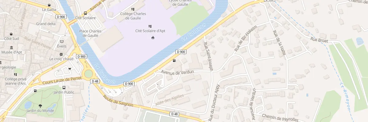 Plan du 484 Av de la Libération à Apt