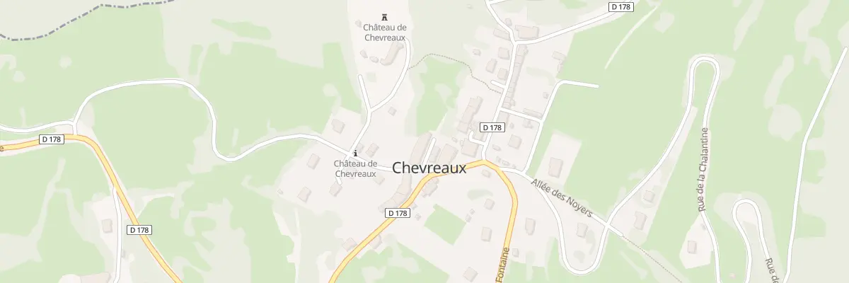 Plan du 12 Rue du Château à Chevreaux