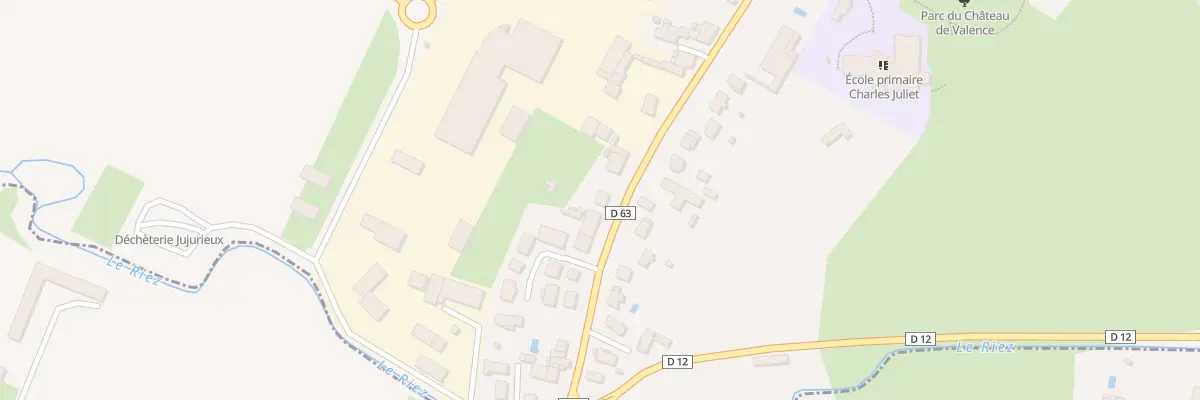 Plan du 340 Av de Verdun à Jujurieux