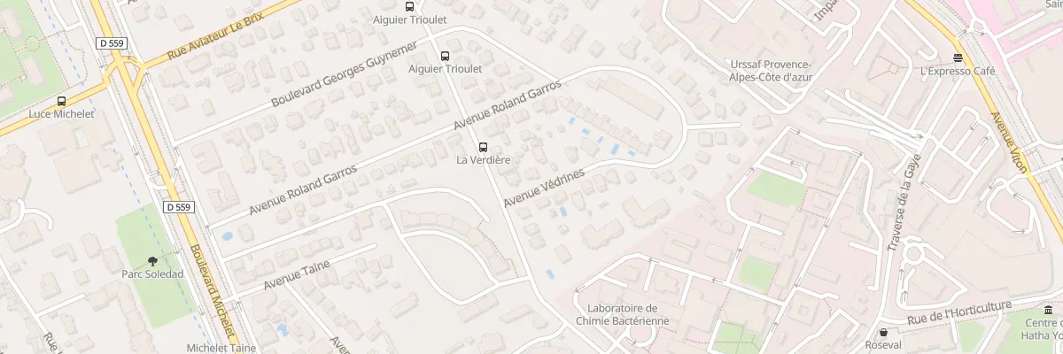 Plan du 16 Av Vedrines à Marseille 9e Arrondissement