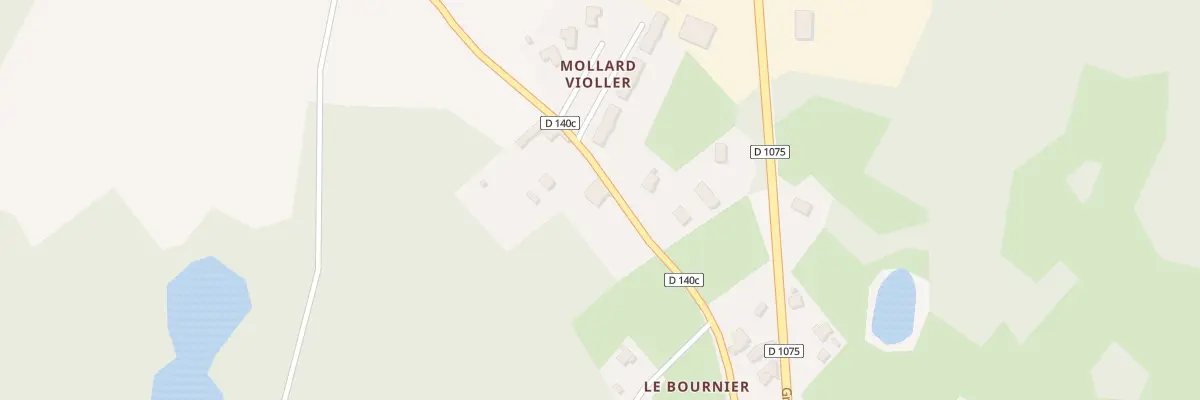 Plan du 279 Rte du Mollard Viollier à Courtenay