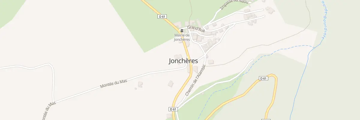 Plan du 40 Mte du Mas à Jonchères