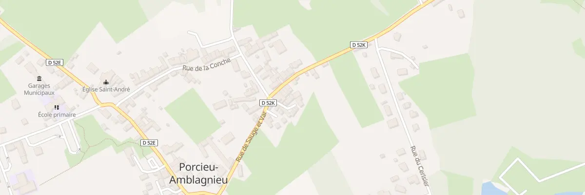 Plan du 33 Crs des Miracles à Porcieu-Amblagnieu