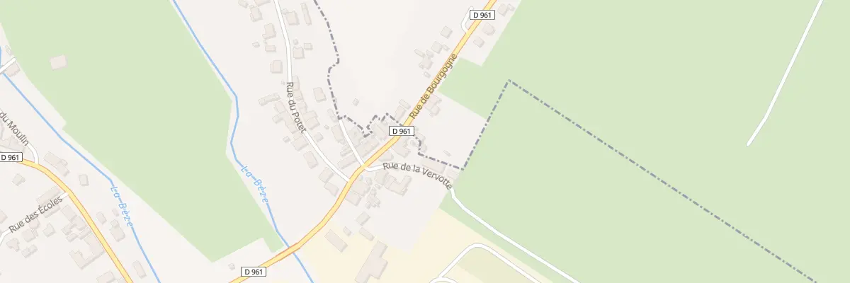 Plan du 77 Rue de Bourgogne à Vonges