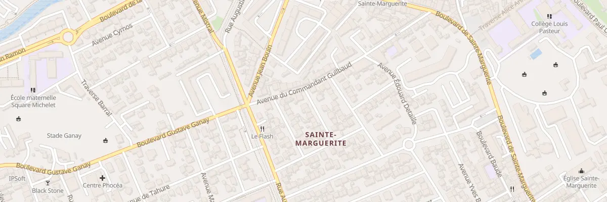 Plan du 2 Av Claude Debussy à Marseille 9e Arrondissement