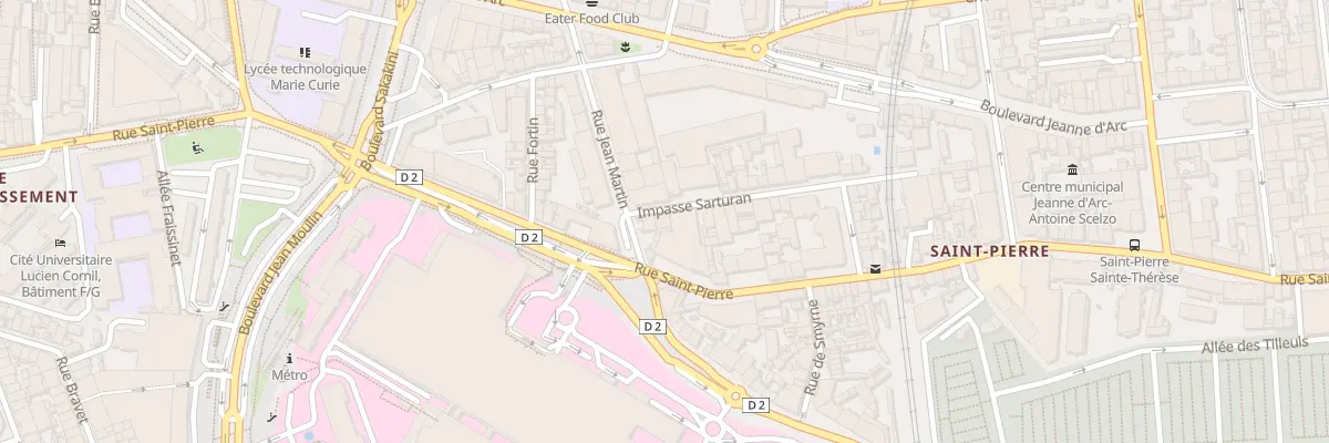 Plan du 6 Imp Sarturan à Marseille 5e Arrondissement