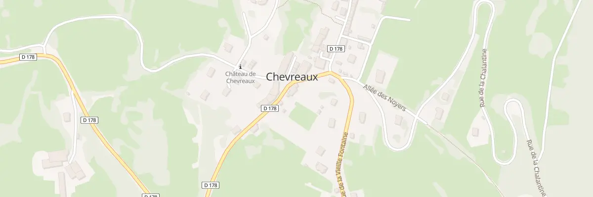 Plan du 5 Rue de la Roche à Chevreaux