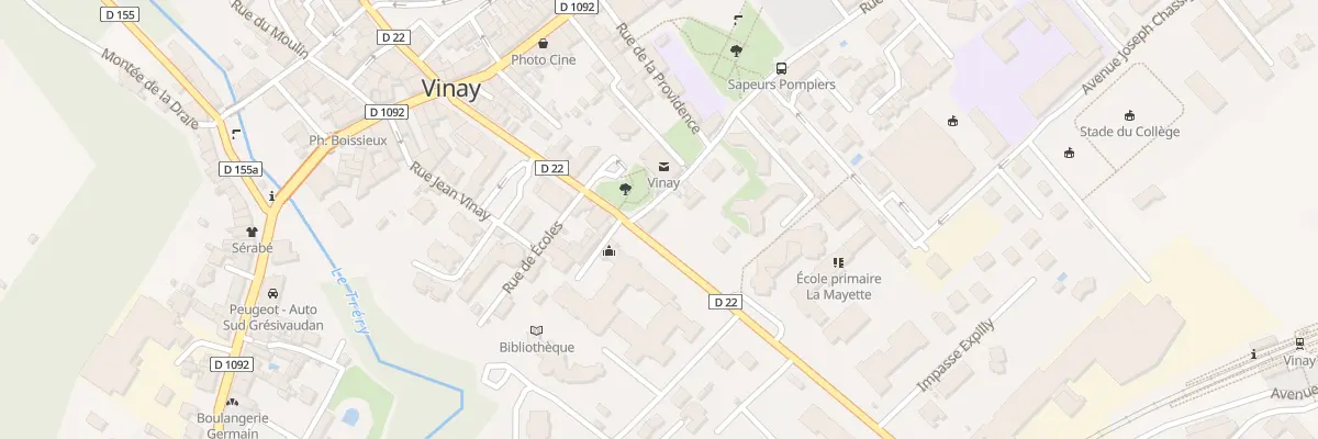 Plan du 27 Rue du Huit Mai 1945 à Vinay