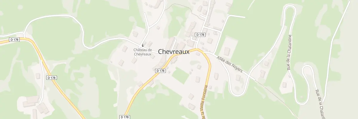 Plan du 1 Rue de la Roche à Chevreaux