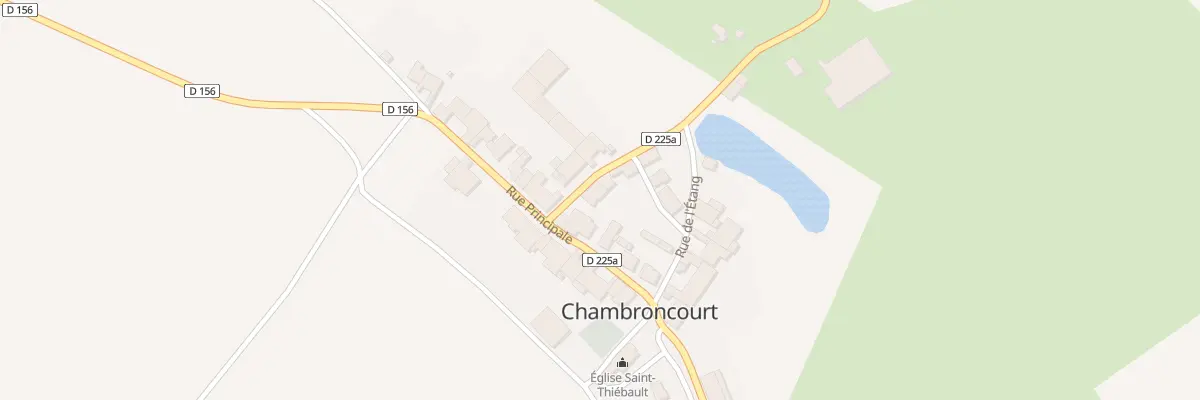 Plan du 2 Rue de Morionvilliers à Chambroncourt