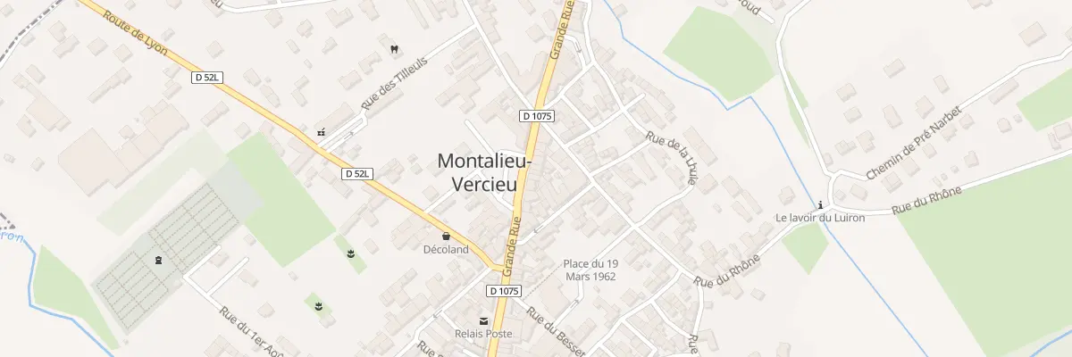 Plan du 75 Gr Grande Rue à Montalieu-Vercieu