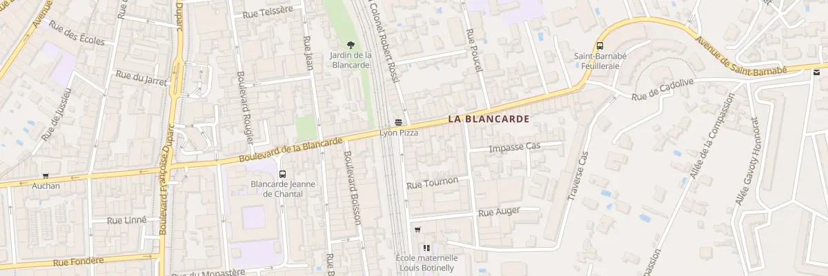 Plan du 114 Bd Blancarde à Marseille 4e Arrondissement