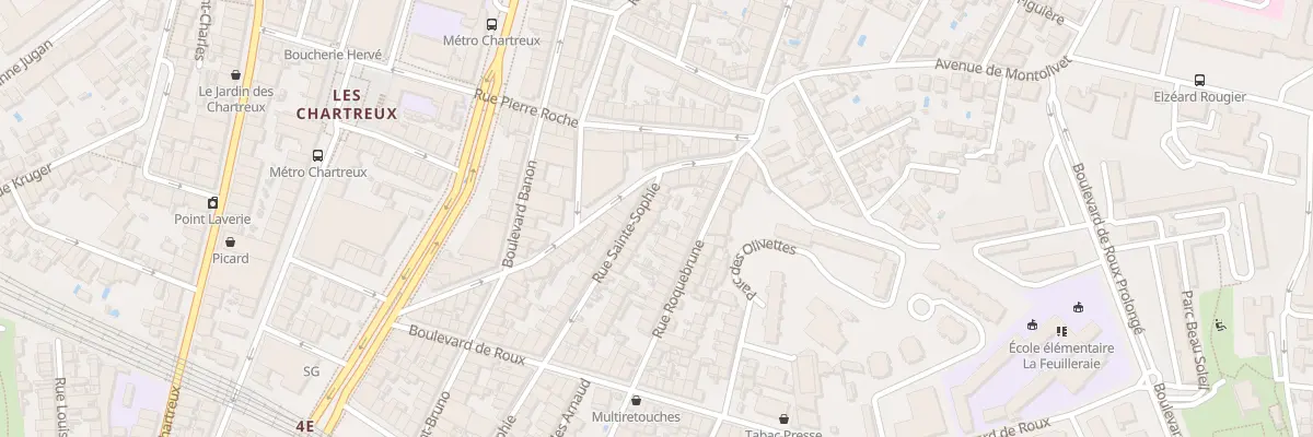 Plan du 56 Rue sainte sophie à Marseille 4e Arrondissement