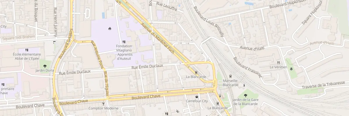 Plan du 76 Av Mal Foch à Marseille 4e Arrondissement