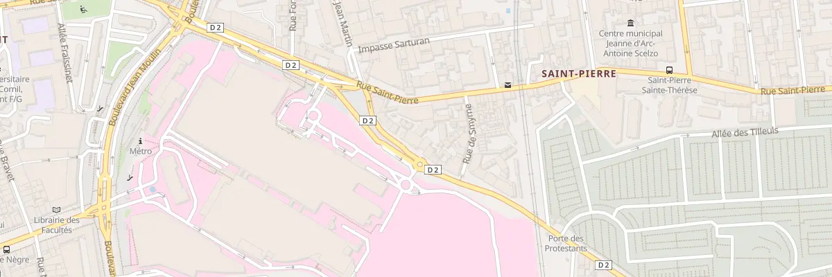 Plan du 284 Rue saint pierre à Marseille 5e Arrondissement