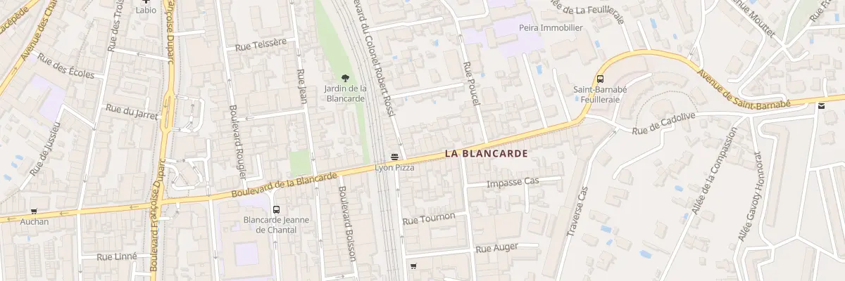 Plan du 129 Bd Blancarde à Marseille 4e Arrondissement