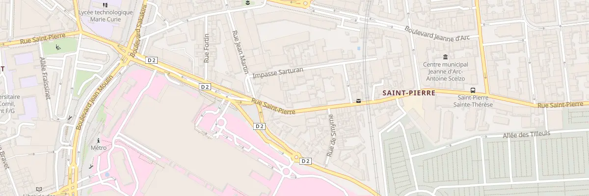 Plan du 313 Rue saint pierre à Marseille 5e Arrondissement