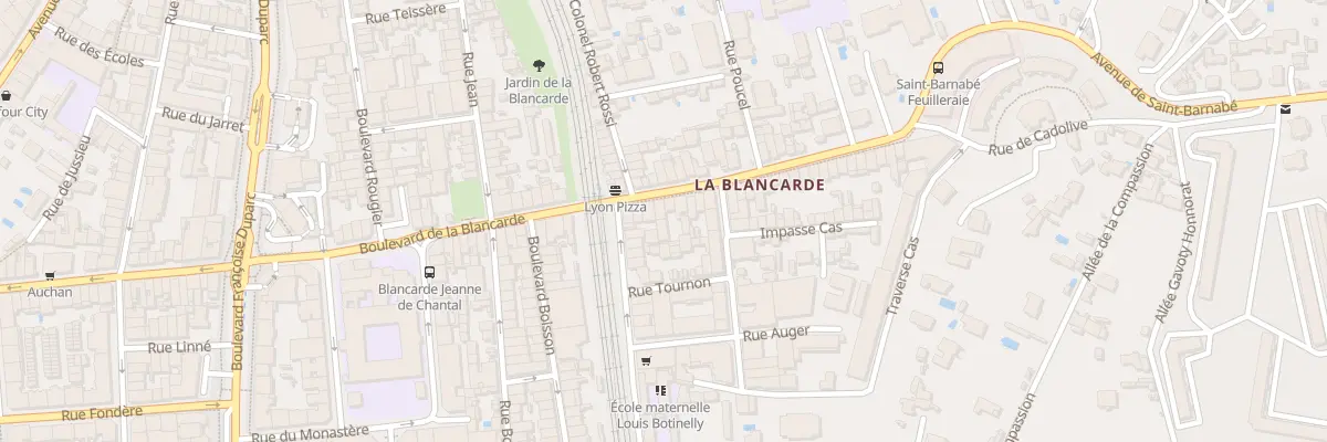 Plan du 118 Bd Blancarde à Marseille 4e Arrondissement