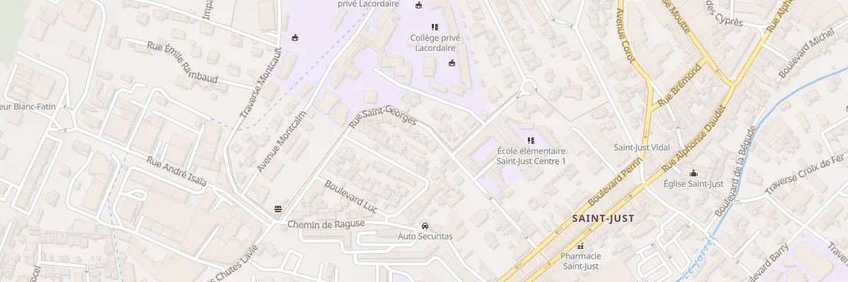 Plan du 35 Rue saint georges à Marseille 13e Arrondissement