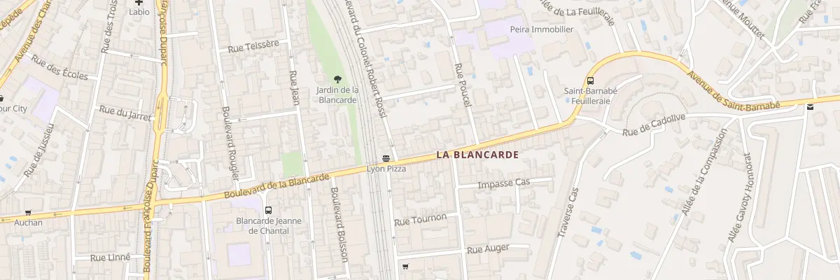 Plan du 131 Bd Blancarde à Marseille 4e Arrondissement