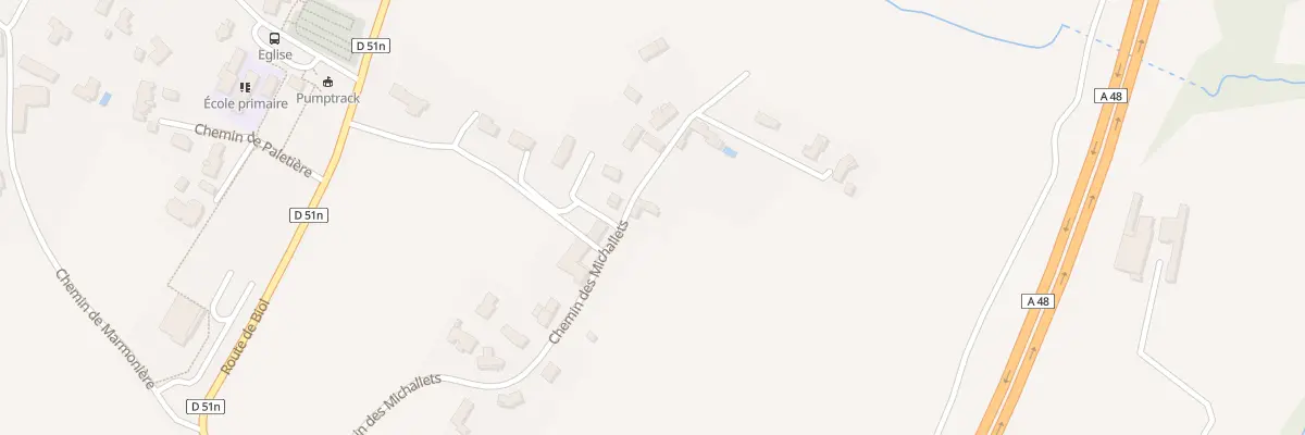 Plan du 36 Che des Michallets à Torchefelon