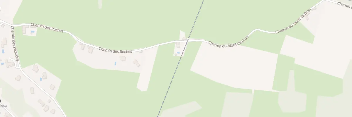 Plan du 958 Che des Roches à Saint-Chef
