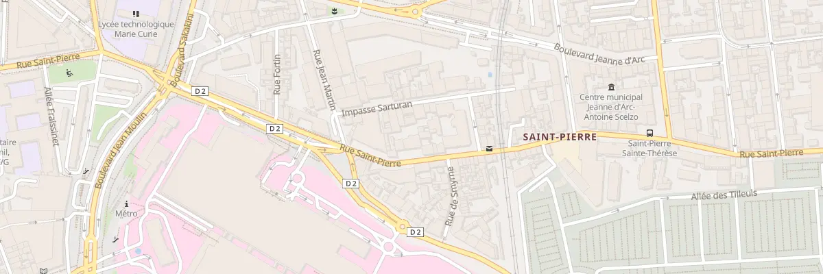 Plan du 315 Rue saint pierre à Marseille 5e Arrondissement