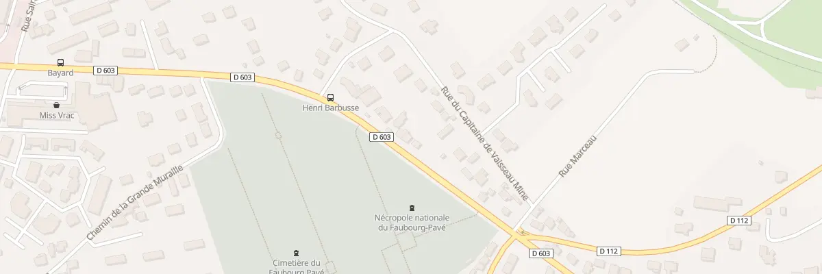 Plan du 37 Av Trentieme Corps à Verdun