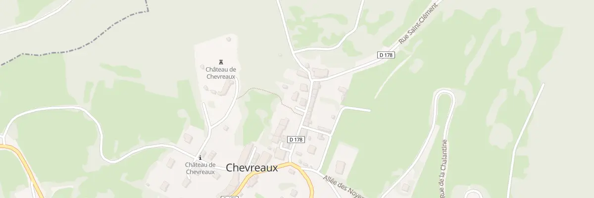 Plan du 1 Pl des Anciens Combattants à Chevreaux