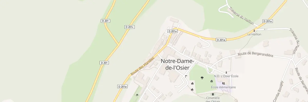 Plan du 5017 Osier et Cote Giroud à Notre-Dame-de-l’Osier