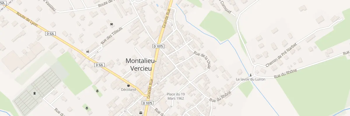 Plan du 5 Rue du Rhône à Montalieu-Vercieu