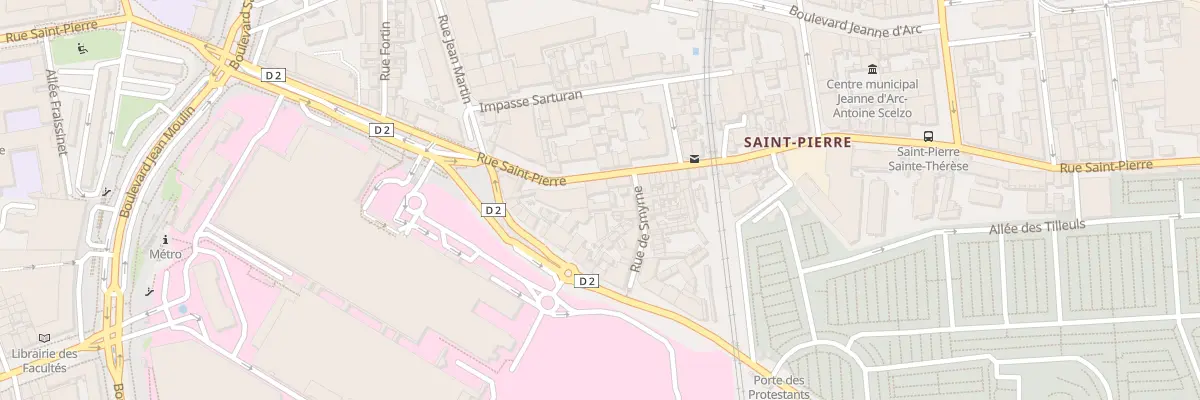 Plan du 286 Rue saint pierre à Marseille 5e Arrondissement