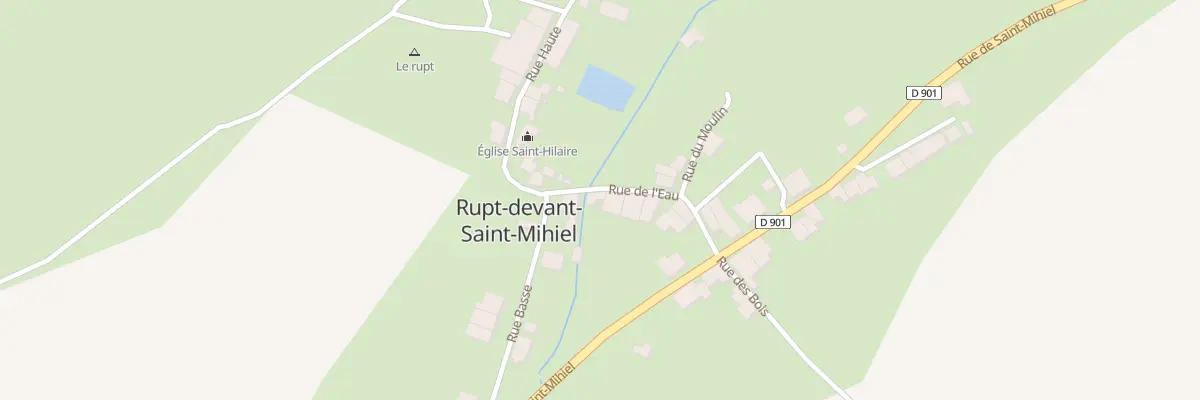 Plan du 9001 Rue de l’Eau à Rupt-devant-Saint-Mihiel