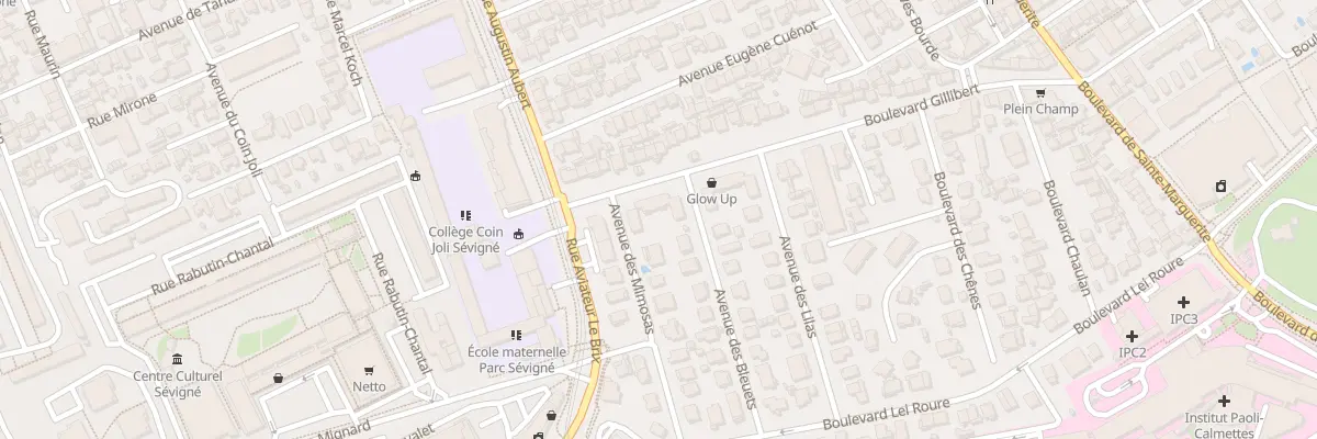 Plan du 71 Bd Gillibert à Marseille 9e Arrondissement