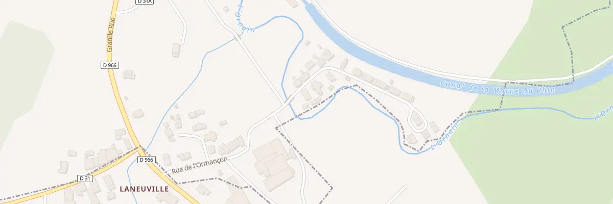 Plan du 2 Rue de l’Ornain à Tréveray