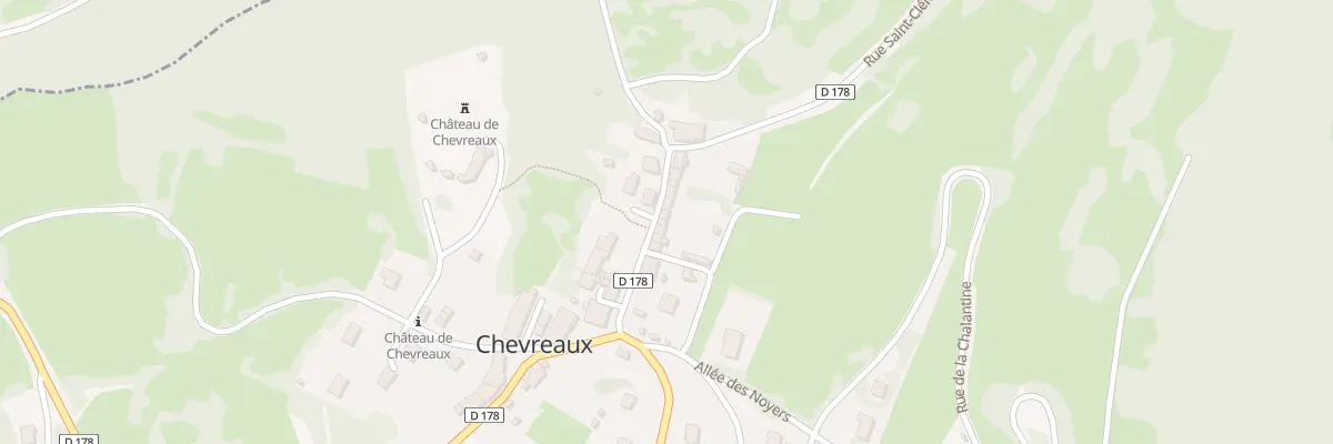 Plan du 10 Rue Saint Clement à Chevreaux