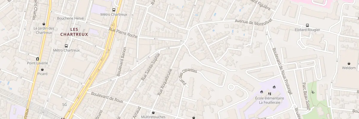 Plan du 5036F Imp Olivettes à Marseille 4e Arrondissement