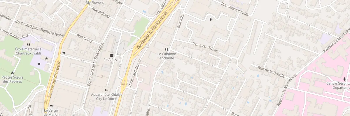 Plan du 4 Bd Blanc à Marseille 4e Arrondissement