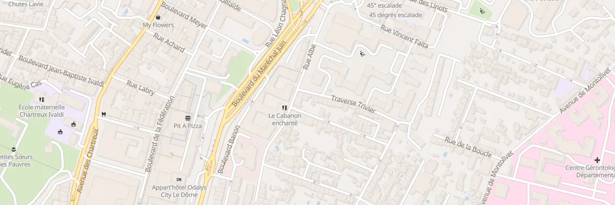 Plan du 3 Bd Blanc à Marseille 4e Arrondissement