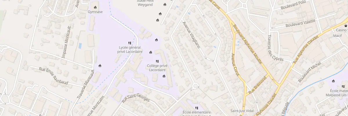 Plan du 23 Bd Lacordaire à Marseille 13e Arrondissement