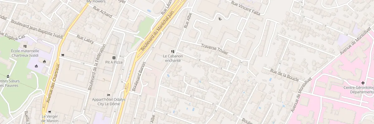 Plan du 6 Bd Blanc à Marseille 4e Arrondissement