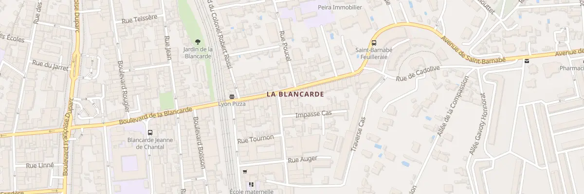 Plan du 134 Bd Blancarde à Marseille 4e Arrondissement