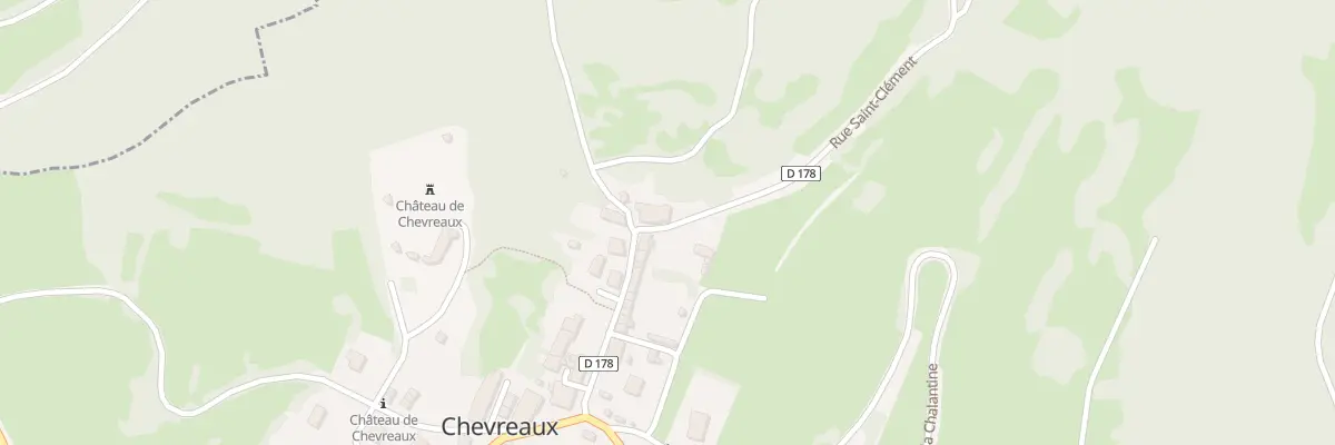 Plan du 21 Rue Saint Clement à Chevreaux