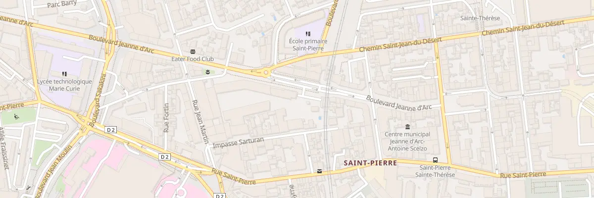Plan du 76 Bd Jeanne d’Arc à Marseille 5e Arrondissement