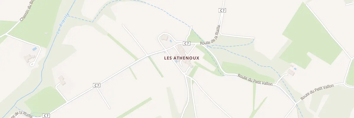 Plan du 5000 Les Athenoux à Villars