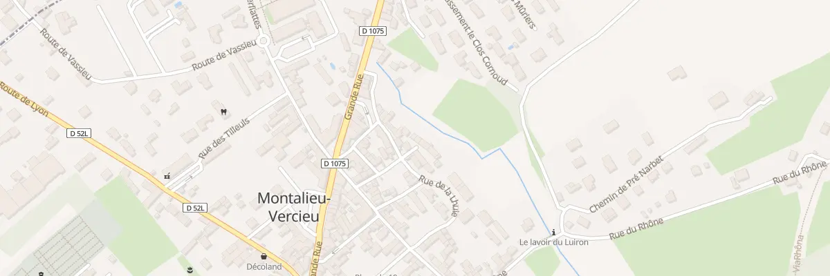 Plan du 7 Rue de la Combe à Montalieu-Vercieu
