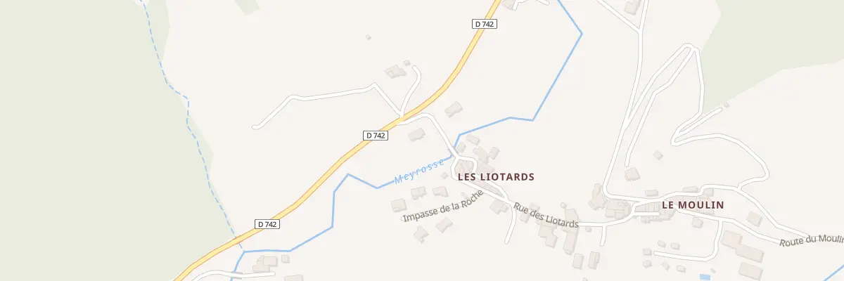 Plan du 60 Rue des Liotards à Romeyer